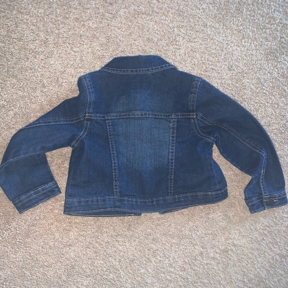 Toddler Girls Dark Jean Jacket 4T - Picture 4 of 6